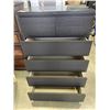 Image 2 : BLACK IKEA 6 DRAWER DRESSER