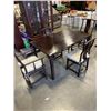 Image 1 : DINING TABLE W/ 4 CHAIRS