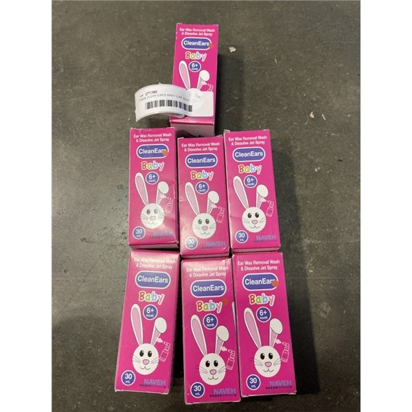 7 NEW CLEAN EARS BABY EAR WAX REMOVAL WASH AND DISSOLVE JET SPRAY