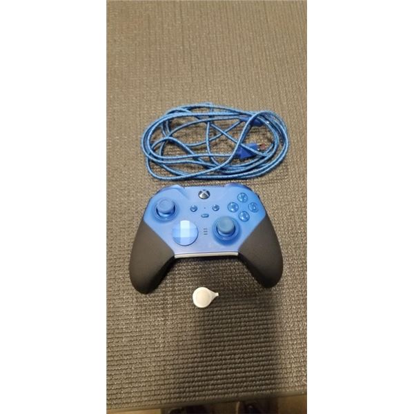 XBOX ELITE V2 CORE BLUE WIRELESS CONTROLLER - TESTED WORKING