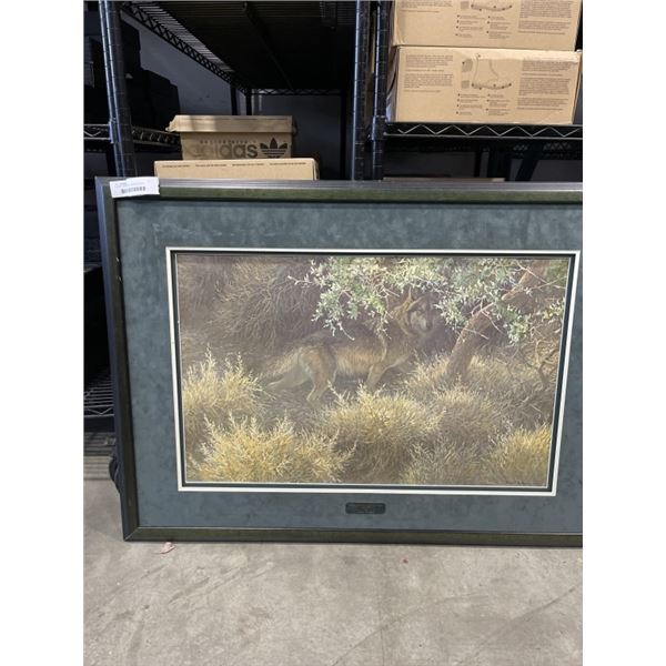 ROBERT BATEMAN "SIERRA-EVENING MAXICAN WOLF"