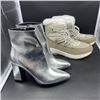 Image 1 : TWO PAIRS OF NEW SIZE 9 MADDEN NYC HIGH HEEL BOOTS AND WINTER BOOTS  RETAIL $110