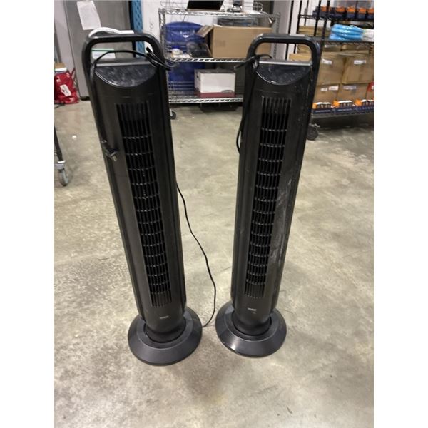 2 SEVILLE CLASSICS 40 INCH TOWER FANS