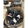 Image 1 : LARGE BOX OF ASSORTED SHOES AND SLIPPERS