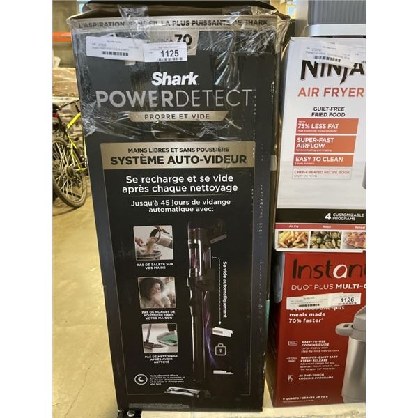 SHARK POWER DETECT CLEAN & EMPTY CORDLESS STICK VACUUM - TESTED WORKING