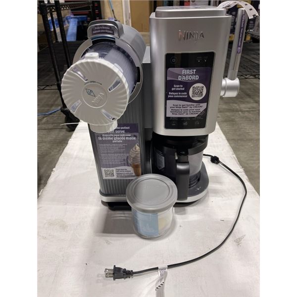 NINJA CREAMI SWIRL ICE CREAM MAKER - TESTED WORKING, RETAIL $429