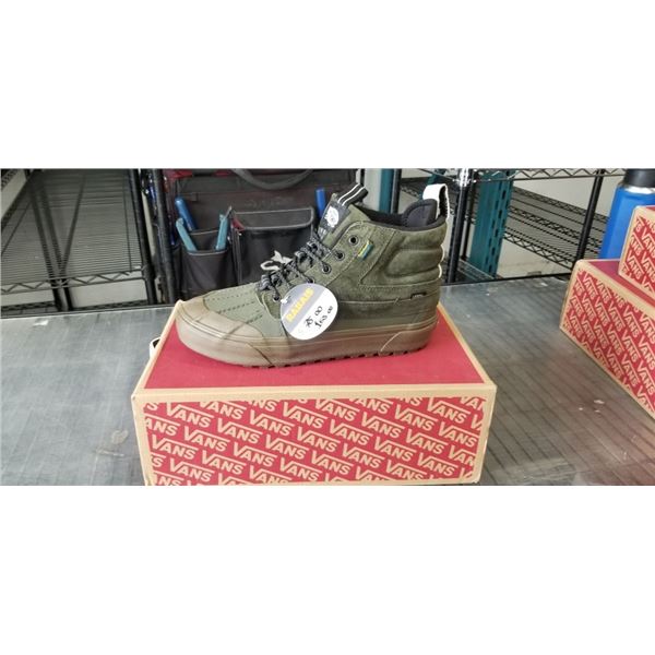 NEW PAIR OF VANS SK8-HI DEL PATO MTE-2 UTILITY GUM DARK OLIVE SIZE MENS 9.5