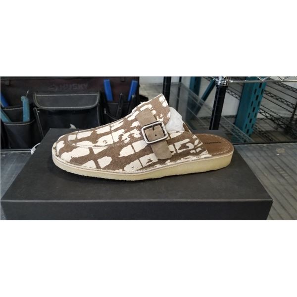 NEW PAIR OF PADMORE AND BARNES MONK SLIDER LIVESTOCK SIDE, SIZE 8 RETAIL $220