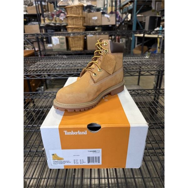 NEW TIMBERLAND PREMIUM 6 INCH WATERPROOF JUNIOR BOOT - SIZE 6