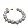 Saltwater Barock Black Pearl Bracelet (JEW-143)