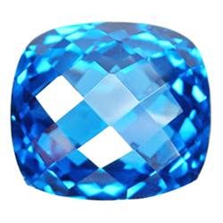 12.35ct TOP GRADE Blue Checker Topaz (GEM-19427)