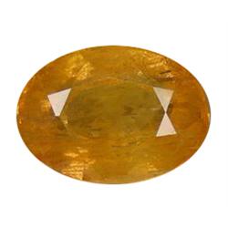 3.39ct Canary Yellow Sapphire Oval Facet Heated Only (GEM-19276)
