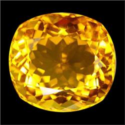29.50ct Cushion Golden Yellow Citrine Brazil (GEM-19243)