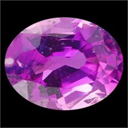 0.97ct Oval Best Purple Ceylon Sapphire RARE VVS UNHEATED UNTREATED (GEM-18991)