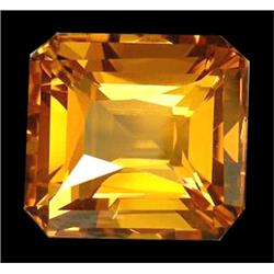 33.20ct Octagon Cut Golden Yellow Citrine (GEM-18861)