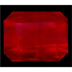 9.6ct Octagon Cut Blood Red Madagascar Ruby   (GEM-18410)