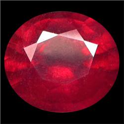 7.91ct Majestic Natural Top Blood Red Ruby Sparkling Appraisal Estimate $2768 (GEM-18096)