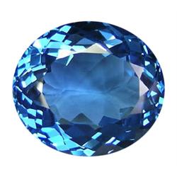 38.45ct Awesome London Blue Topaz Oval Gem (GEM-17927)