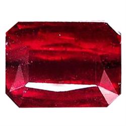 4.85ct Gorgeous Top Red Ruby Emerald Cut Natural VS (GEM-17765)