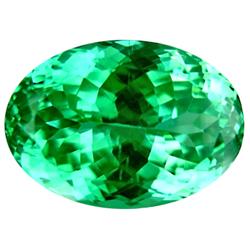29.90ct Brilliant Ocean Green Kunzite Oval Afghanastan VVS (GEM-12060)
