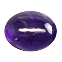 4.4ct Phenomenal Oval Cabochon Purple Natural Amethyst (GEM-10738A)