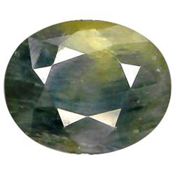 5.59ct Oval Cut Top AAA Bi - Color Sapphire SI Appraisal Estimate $475 (GEM-10262)