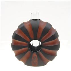 Hand Crafted Mango Wood Stem Vase (DEC-227)