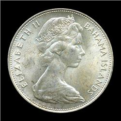 1966 Bahamas $5 Silver BU (COI-5766)