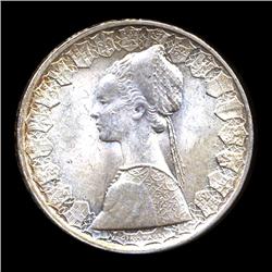1958 Italy 500 Lira Silver BU (COI-5755)