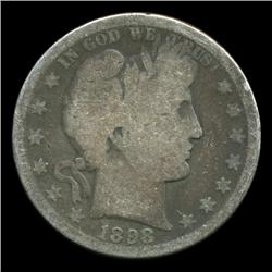 1898S Barber Half Circulated (COI-5726)