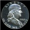 Image 1 : 1962 Franklin Half Graded PR69 (COI-4929)