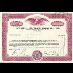 1970s Industrial Electronic Stock Certificate Scarce (COI-3436)