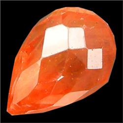 1.44ct Top AAA Briolette Cut Padparascha Sapphire  (GEM-17424)