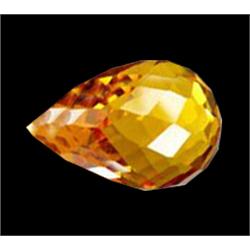 7.45ct Briolette Yellow Citrine (GEM-17187A)