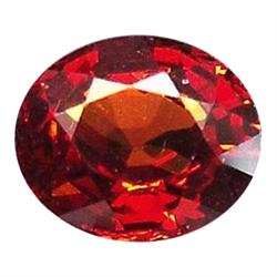 1ct Top Orange Spessartite Garnet Oval Facet (GEM-17711)