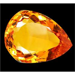 28.75ct Pear Orange Citrine Gemstone (GEM-10015)