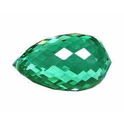 14.75ct Top Blue Green Briolette Amethyst  (GEM-17242)