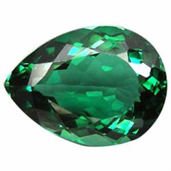 18.64ct Pear Intense Green Quartz Brazil  (GEM-17453)