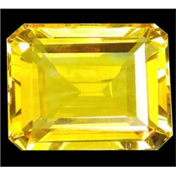 15.85ct Emerald Cut Top AAA Yellow Citrine Gem  (GEM-15551A)