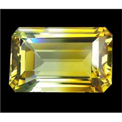 20.65ct AAA Bi-Color Emerald Cut Citrine  (GEM-17255)