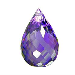 21.70ct Purple Briolette Quartz Brazil (GEM-16189B)