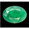 Image 1 : 1.00ct SI Oval Cut Natural Green Colombian Emerald  (GEM-17410)