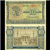 Image 1 : 1940 Greece 10 Drachma Hi Grade Note (CUR-06108)
