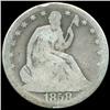 Image 1 : 1858O Seated Half Better Circulated (COI-5857)