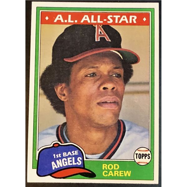 1981 TOPPS ROD CAREW (HOF)