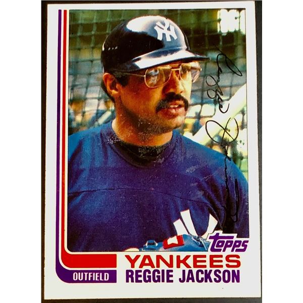 1982 TOPPS REGGIE JACKSON (HOF)