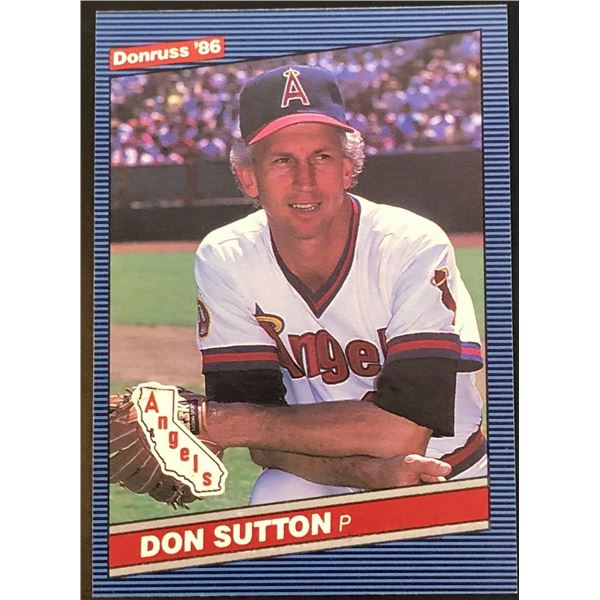 1986 DONRUSS DON SUTTON (HOF)