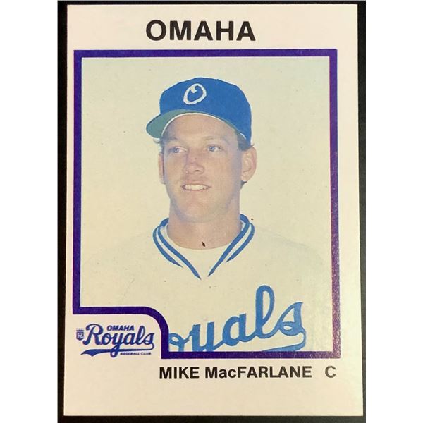 1987 PROCARDS MIKE MacFARLANE MINOR LEAGUE CARD