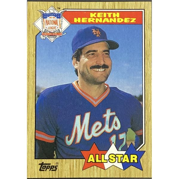 1987 TOPPS KEITH HERNANDEZ