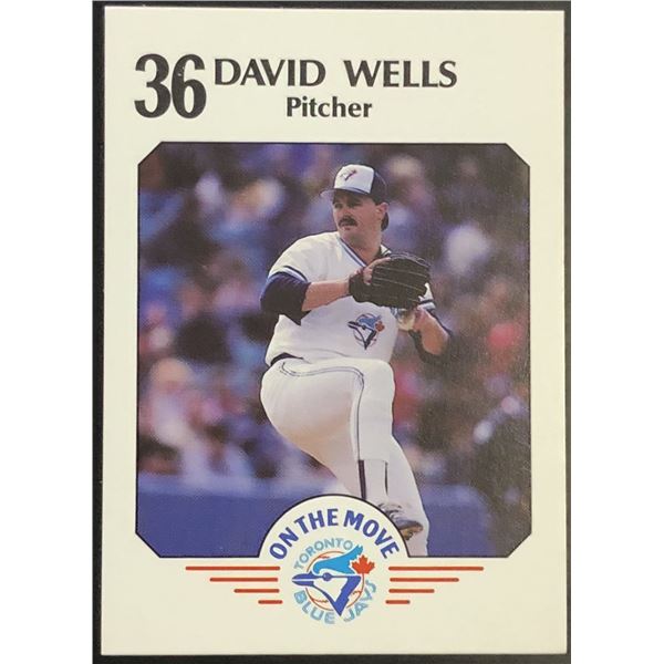 1987 TORONTO BLUE JAYS FIRE DEPT - DAVID WELLS